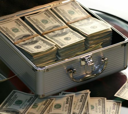 a briefcase full of money