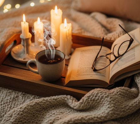 how to create cozy evening rituals that help you relax and unwind at home