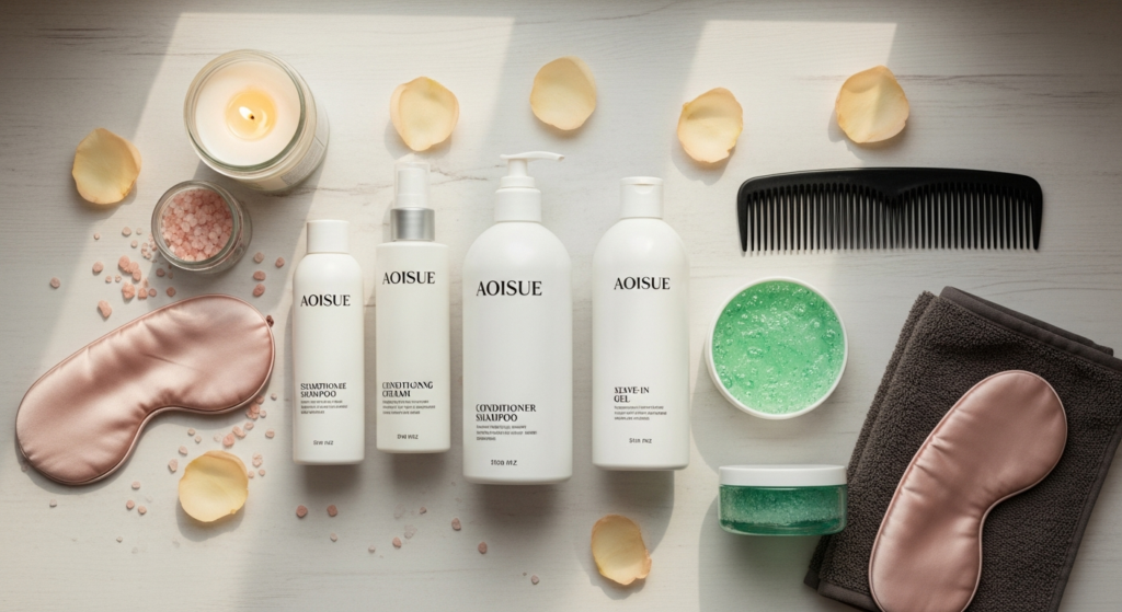 how to style curly hair at home without frizz