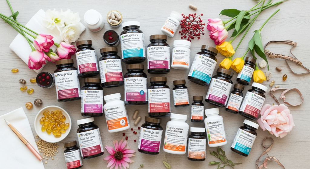 which areas of the body do Metagenics supplements support